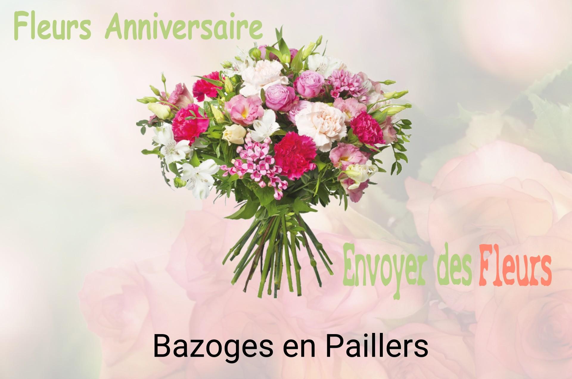 Bouquet de fleurs d’anniversaire livré à Bazoges-en-Paillers